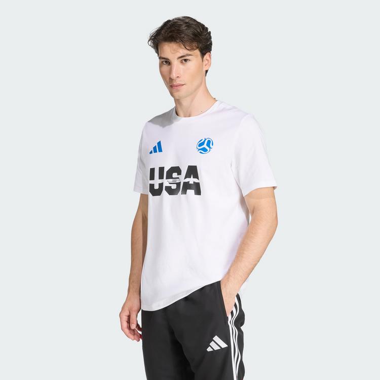 adidas adidas USA T-SHIRT Funktionsshirt Herren - White - 0 | SportScheck