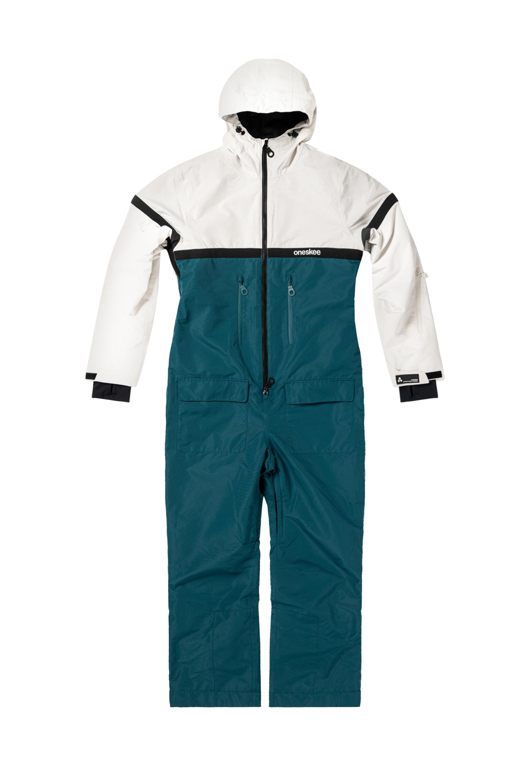 ONESKEE Snow Suit Schneeanzug Herren - green & white