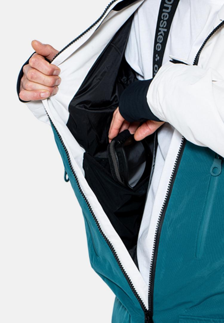 ONESKEE ONESKEE Snow Suit Schneeanzug Herren - green & white - 6 | SportScheck