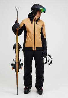Rückansicht von Peak Performance Skijacke Herren CAMEL