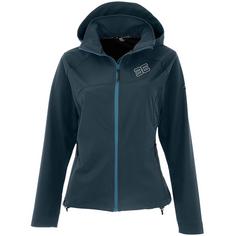Maul Sport Gaisspitze mit Kapuze Softshelljacke Damen Petrol