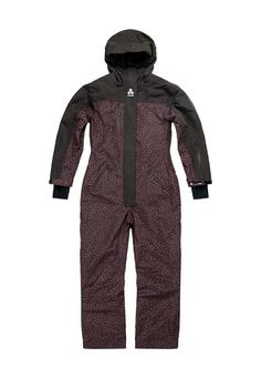 ONESKEE Snow Suit Schneeanzug Damen brown leopard