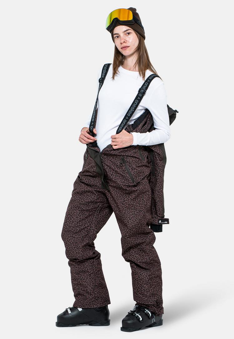 ONESKEE ONESKEE Snow Suit Schneeanzug Damen - brown leopard - 3 | SportScheck