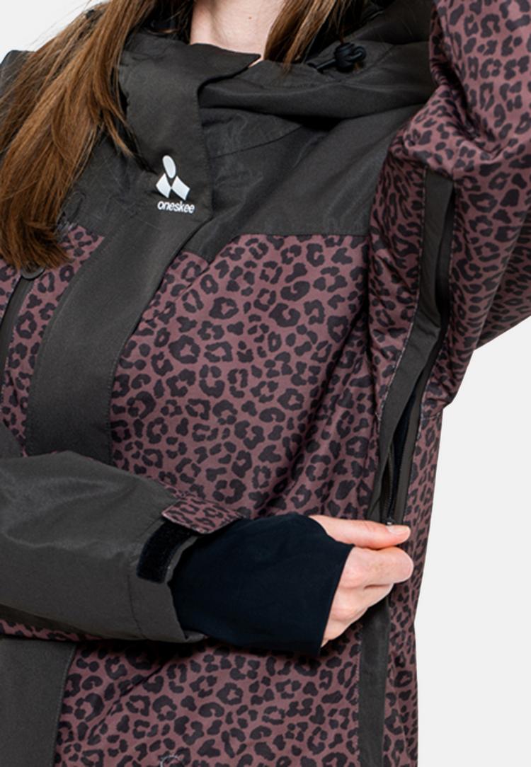 ONESKEE ONESKEE Snow Suit Schneeanzug Damen - brown leopard - 4 | SportScheck