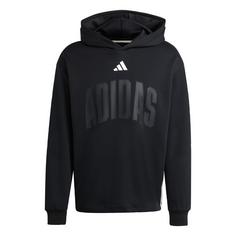 adidas STADIUM GRAPHIC HOODIE. Hoodie Herren Black / Off White