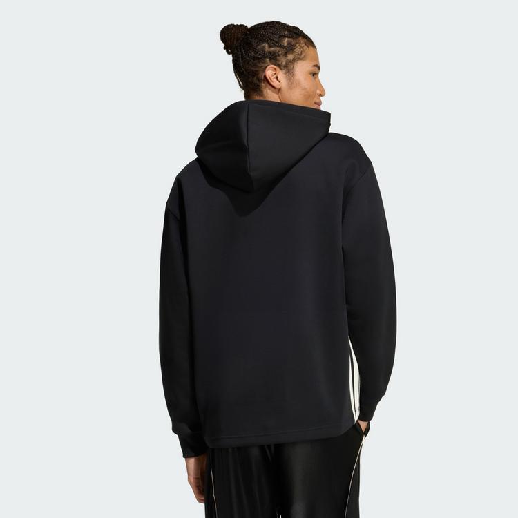 adidas adidas STADIUM GRAPHIC HOODIE. Hoodie Herren - Black / Off White - 1 | SportScheck