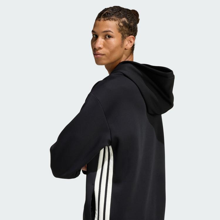 adidas adidas STADIUM GRAPHIC HOODIE. Hoodie Herren - Black / Off White - 1 | SportScheck