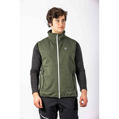 Rückansicht von Maul Sport Hochgall Outdoorweste Herren Tannengrün