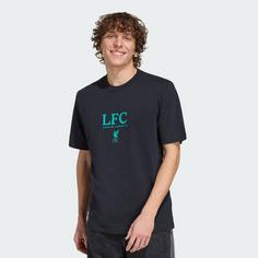 Rückansicht von adidas Liverpool FC Seasonal Graphic T-Shirt Fanshirt Herren Black