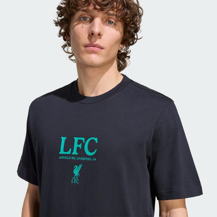 adidas adidas Liverpool FC Seasonal Graphic T-Shirt Funktionsshirt Herren - Black - 0 | SportScheck