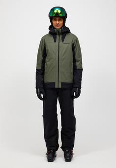 Rückansicht von Peak Performance Skijacke Herren olive