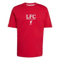adidas Liverpool FC Seasonal Graphic T-Shirt Funktionsshirt Herren - Strawberry Red