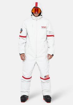Rückansicht von ONESKEE Snow Suit Schneeanzug Herren white nasa