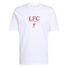 adidas Liverpool FC Seasonal Graphic T-Shirt Fanshirt Herren White