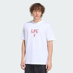 Rückansicht von adidas Liverpool FC Seasonal Graphic T-Shirt Fanshirt Herren White