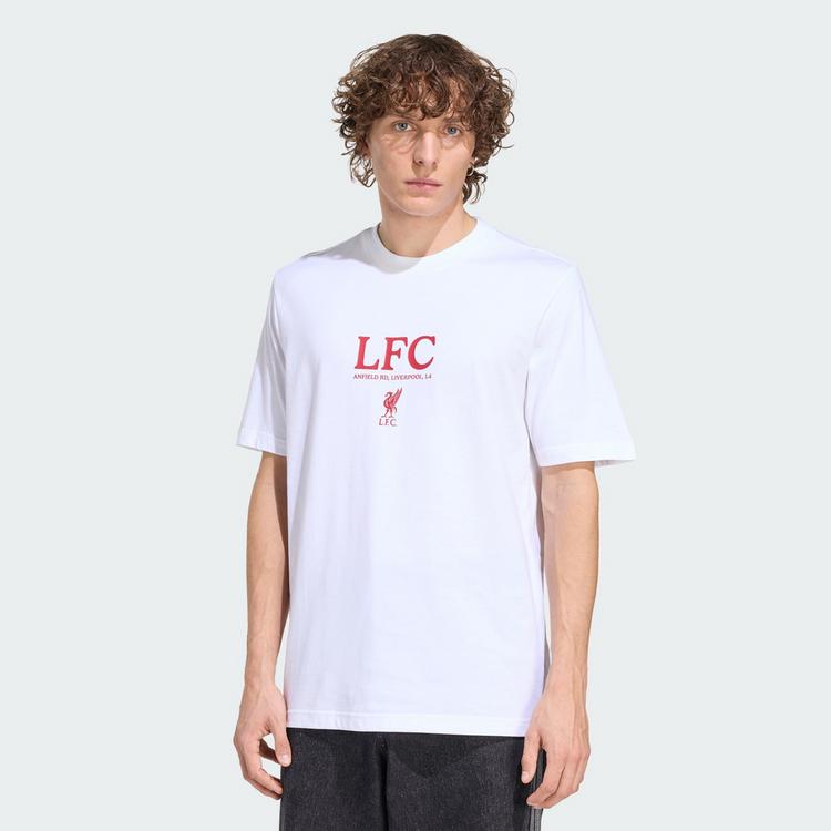 adidas adidas Liverpool FC Seasonal Graphic T-Shirt Funktionsshirt Herren - White - 0 | SportScheck