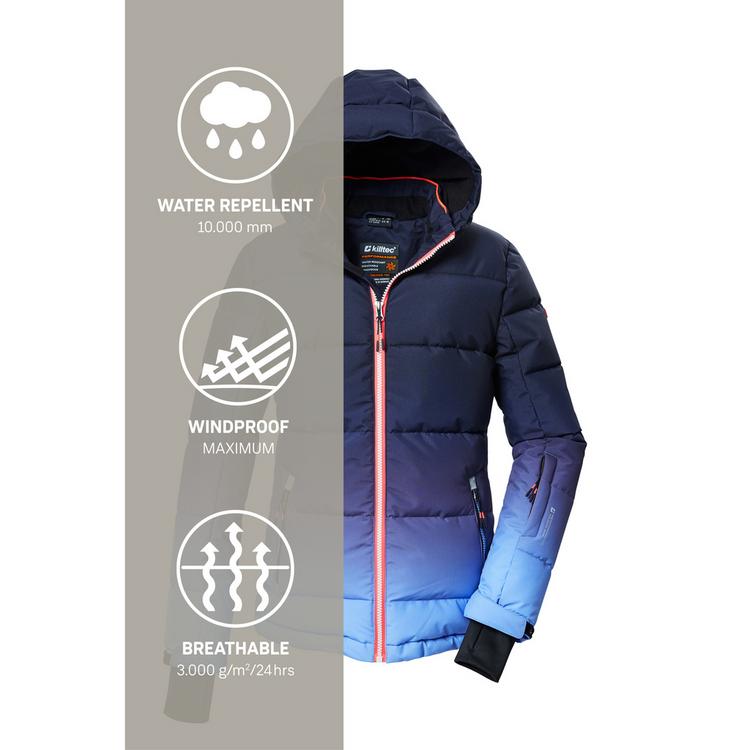 KILLTEC KILLTEC KSW 330 GRLSQLTD JCKT Skijacke M&auml;dchen - Blau3067 - 4 | SportScheck