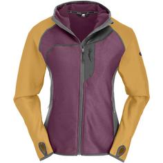 Maul Sport Chiemgau II mit Kapuze Fleecejacke Damen Bordeaux