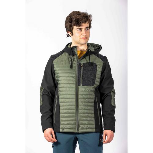 Rückansicht von Maul Sport Penia 2XT Funktionsjacke Herren Tannengrün