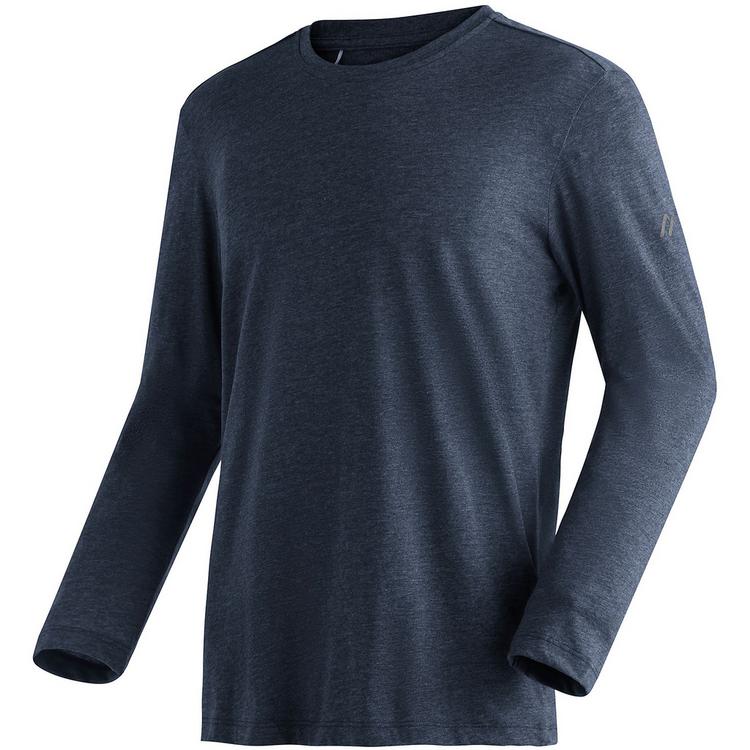 Maier Sports Maier Sports Long Sleeve Jersey M Langarmshirt Herren - Blau - 0 | SportScheck
