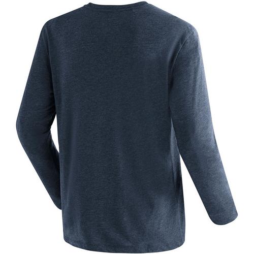 Rückansicht von Maier Sports Long Sleeve Jersey M Langarmshirt Herren Blau