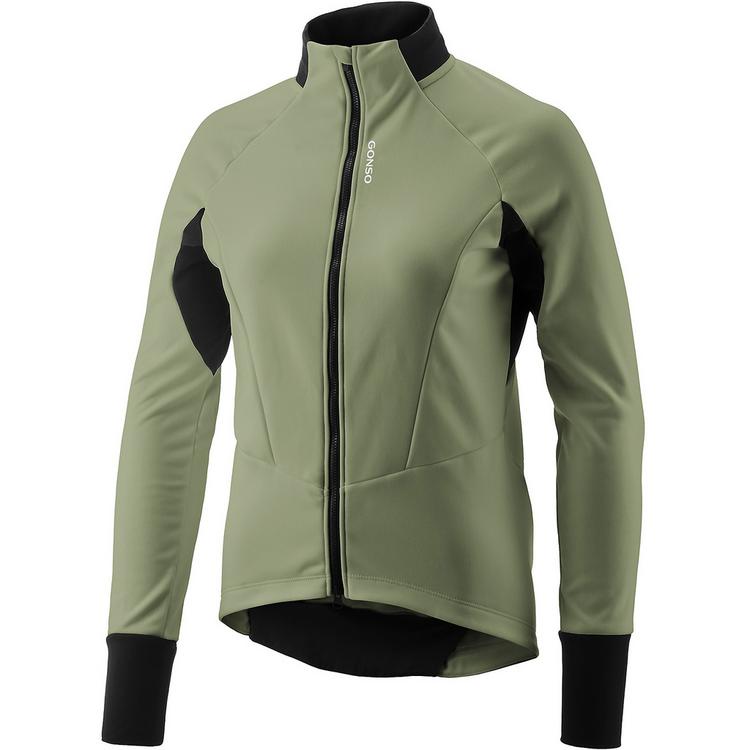 Gonso Gonso ROAD JACKET SOFTSHELL 2 W Fahrradjacke Damen - Moos - 1 | SportScheck