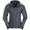Maul Sport Chiemgau II mit Kapuze Fleecejacke Damen - Dunkelgrau031