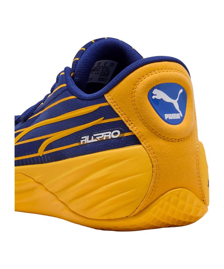 PUMA PUMA All-Pro Nitro Pinstripes Hallenschuhe Herren - blaugelb - 2 | SportScheck