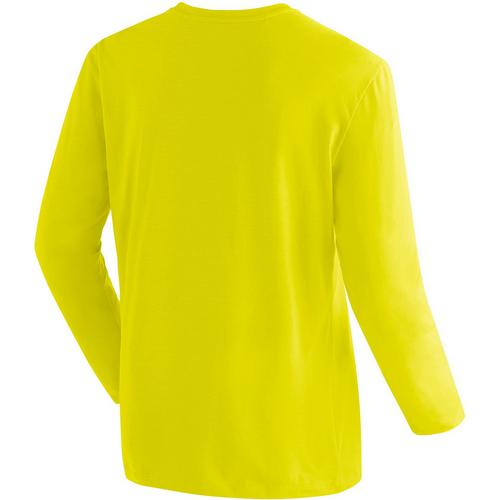 Rückansicht von Maier Sports Long Sleeve Jersey M Langarmshirt Herren Camel