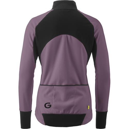 Rückansicht von Gonso ROAD JACKET SOFTSHELL 2 W Fahrradjacke Damen Lila