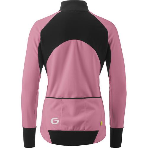 Rückansicht von Gonso ROAD JACKET SOFTSHELL 2 W Fahrradjacke Damen Flieder