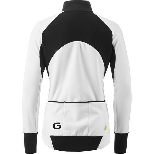 Rückansicht von Gonso ROAD JACKET SOFTSHELL 2 W Fahrradjacke Damen Weiß