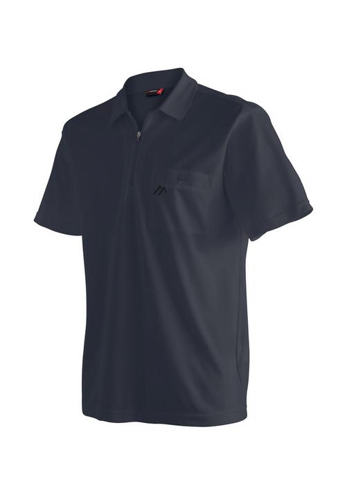 Rückansicht von Maier Sports Arwin 2.0 Poloshirt Herren Marine