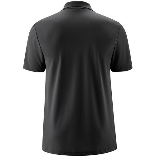 Rückansicht von Maier Sports Arwin 2.0 Poloshirt Herren Schwarz