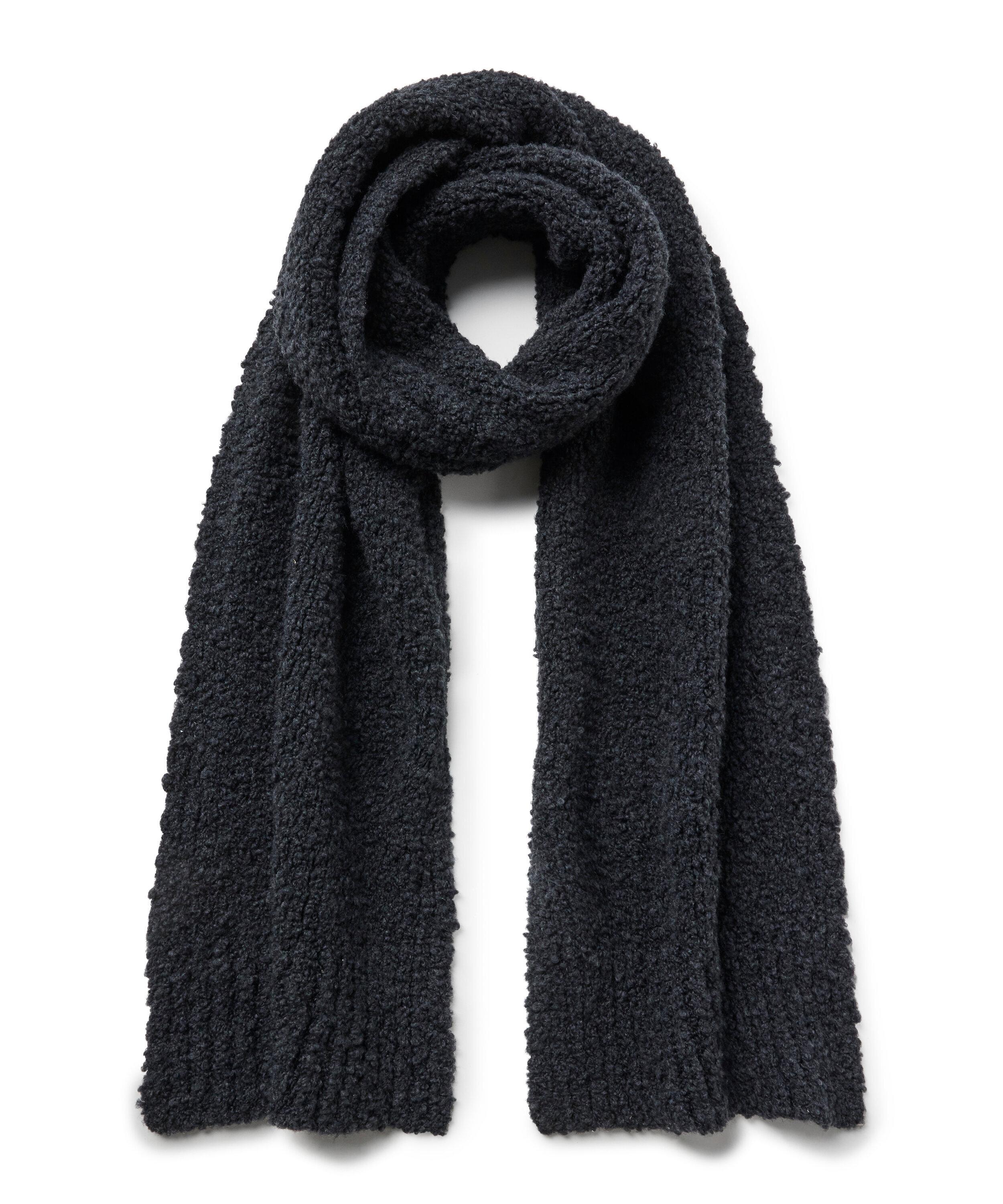 Falke SEL Boucl&eacute; Scarf w Schal - anthra mel. (3082)