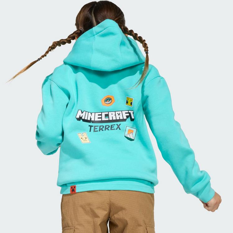 adidas adidas Adidas Minecraft Terrex Hoodie Hoodie Kinder - Semi Mint Rush - 4 | SportScheck