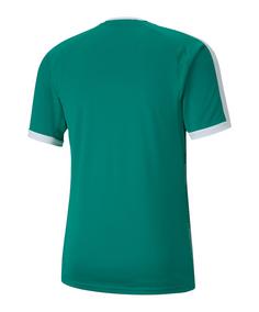 Rückansicht von PUMA Trikot Weiß Fußballtrikot Herren gruenweiss