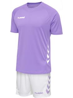 hummel hmlPROMO DUO SET Trainingsanzug Herren PAISLEY PURPLE/WHITE
