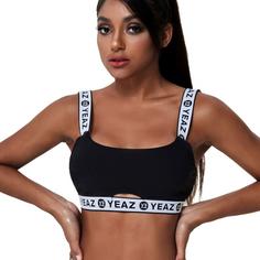 Rückansicht von YEAZ BAGATELLE Bikini Oberteil Damen Squid Ink