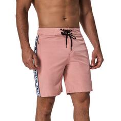Rückansicht von YEAZ DAVEY Badeshorts Herren Coral Seashell