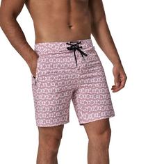 Rückansicht von YEAZ DAZZERS Badeshorts Herren Coral Seashell