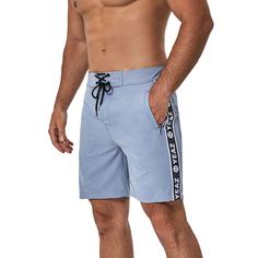 Rückansicht von YEAZ DAVEY Badeshorts Herren Sky Blue