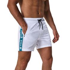 Rückansicht von YEAZ SEABEAT Badeshorts Herren Aqua Drop