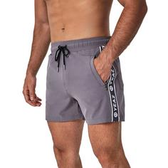 Rückansicht von YEAZ SEABEAT Badeshorts Herren Shadow Grey
