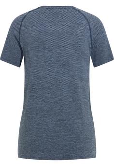 Rückansicht von Odlo Laufshirt Damen india ink melange(21053)