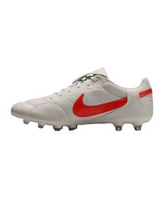 Rückansicht von Nike Premier II FG Max Voltage Fußballschuhe Herren weissrot