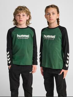 Rückansicht von hummel Funktionsshirt Kinder DARK GREEN