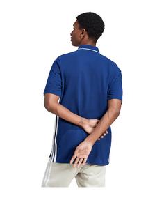 Rückansicht von adidas FC Schalke 04 Polo Fanshirt blauweiss