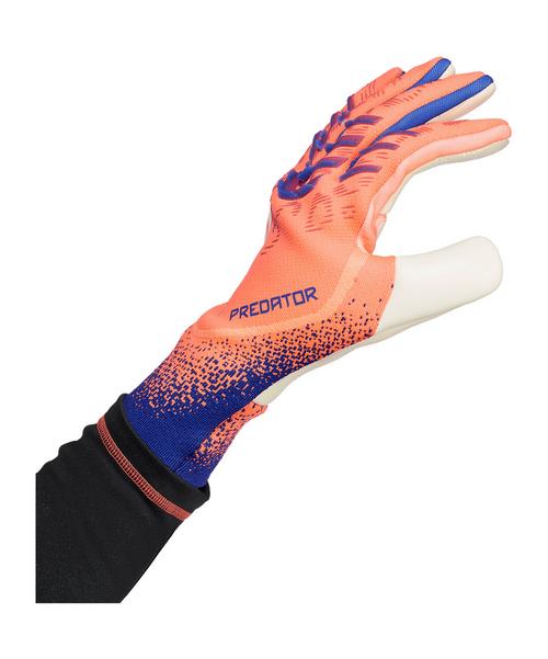 Rückansicht von adidas Predator Pro Torwarthandschuhe Torwarthandschuhe orangeweiss