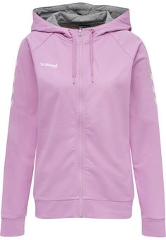 hummel HMLGO COTTON ZIP HOODIE WOMAN Hoodie Damen ORCHID